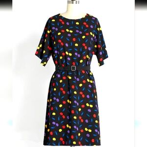 Modcloth Just a Little Something Cherry Shift Dress